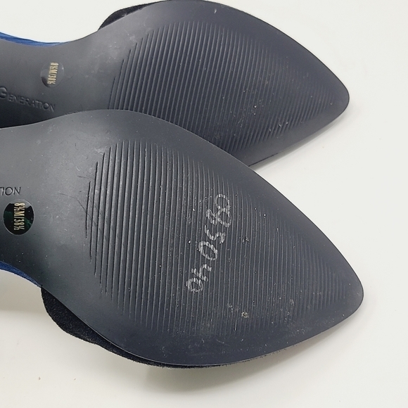 BCBG | Women's Malabo Blue Colorblock Suede Heels (Size 8.5) - Picture 12 of 14